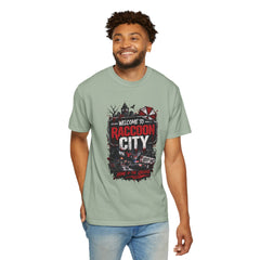 Raccoon City Graphic T-Shirt — "Welcome to Raccoon City" Horror Gamer Tee