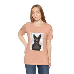 K9 Mugshot Personalized with your Dog T-Shirt