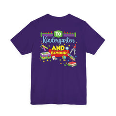 Personalized Name Kindergarten Teacher T-Shirt —  Kindergarten and Beyond Graphic Tee
