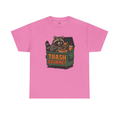 Trash Gourmet Unisex Heavy Cotton Tee, Funny Graphic T-Shirt, Quirky Casual Wear, Unique Gift for Food Lovers, Eco-Friendly Apparel