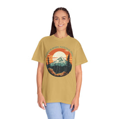 Mount Rainier National Park Graphic, Comfort Colors Soft Relaxed Fit Unisex Garment-Dyed T-shirt