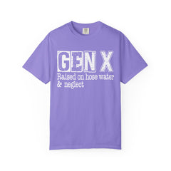 Raised on Hose Water and Neglect — Retro Graphic T-Shirt (Vintage Gift for Gen X)