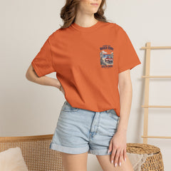 Where the Road Ends Long Island Unisex Garment-Dyed T-shirt