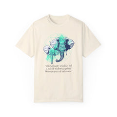Elephants Graphic  Garment-Dyed T-shirt