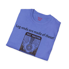 Leg Amputee Humor - Unisex Softstyle T-Shirt / Running a Marathon / One Leg Humor / Awards Medal / Funny Story / One Leg Warrior