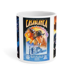 Casablanca Movie Mug,film lover gift,classic movie,Hollywood mug,vintage film,Bogart fan gift,Bergman fan gift, film noir mug,Oscar Winning