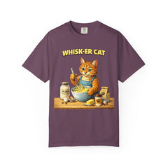 Whisker Cat Baking T-Shirt — Cute Cat Chef Graphic Tee