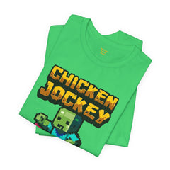 Video Game Chicken Jockey Tee - Unisex Short Sleeve T-Shirt