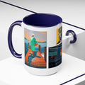 Alfred Hitchcock 3 Graphic Panel Movie Mug