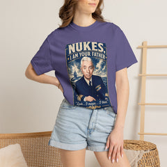 Nukes I Am Your Father Vintage United States Navy Nuclear Power Submarine Graphic T-Shirt