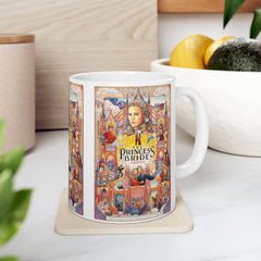 Unique Three Panel  Stain Glass Graphic Princess Bride Mug