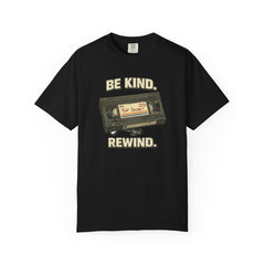 Be Kind Rewind Cassette T-Shirt — Retro 80s Vintage Tape Tee