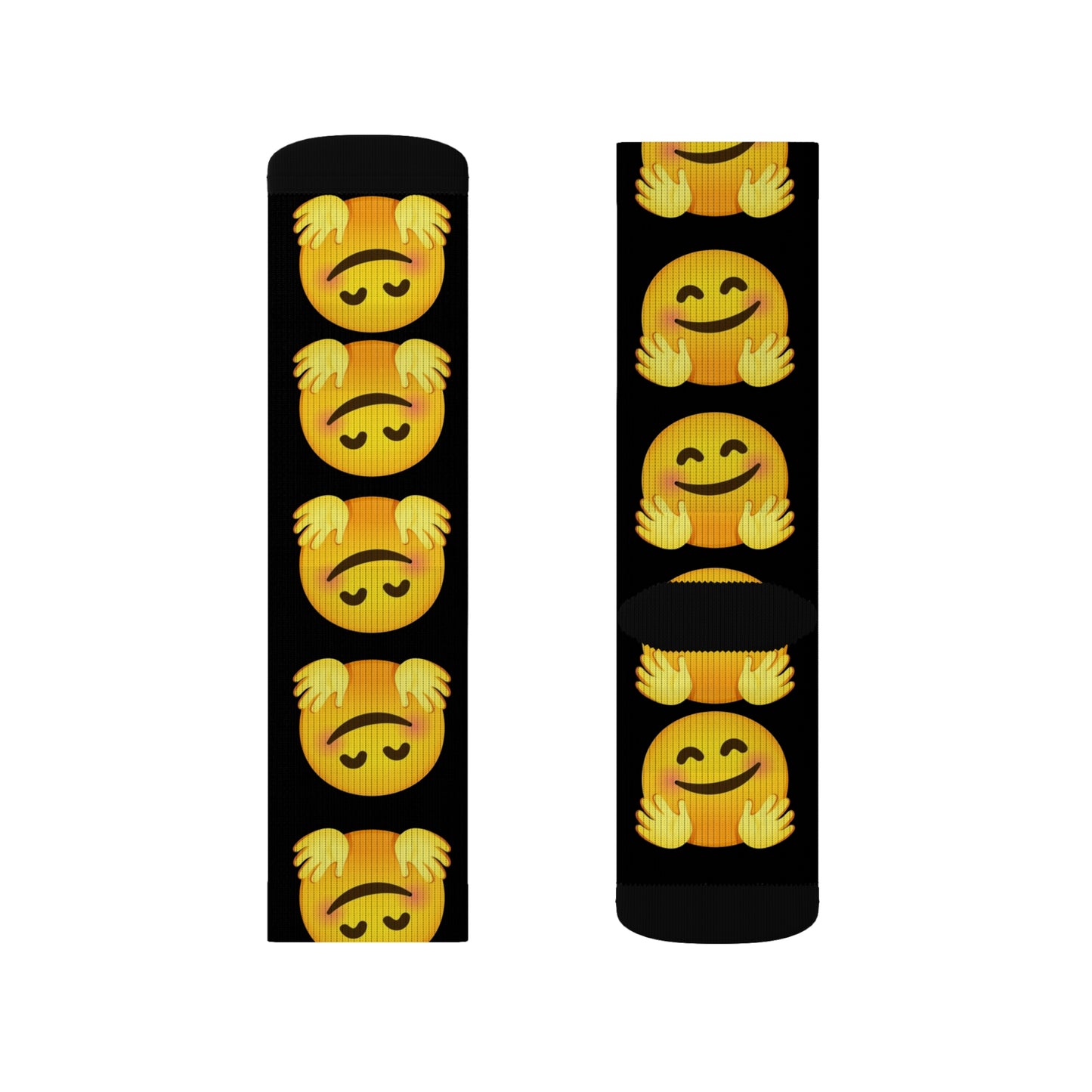 Emoji with Hands - Graphic Sublimation Socks