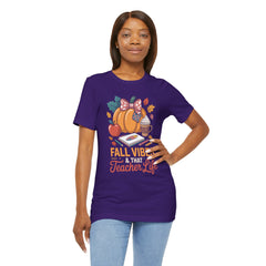 Fall Vibes Teacher Life T-Shirt