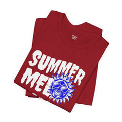 Summer Meltdown Graphic Tee — "Summer Melt Down" Sun Design