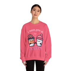 Woman's I Love You A Latte Valentine - Unisex Heavy Blend™ Crewneck Sweatshirt