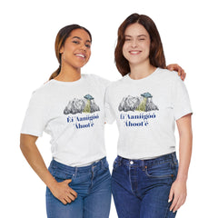 Éí Aanighóó Áhoolé Navajo The Truth Is Out There UFO Unisex Short Sleeve Tee