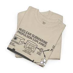 Nuclear Submarine Propulsion Explained Tee, Science Shirt, Geeky Gift, Educational Apparel, STEM Fashion, Nerdy T-Shirt