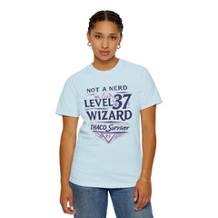 Level 37 Wizard T-Shirt — "Not a Nerd" THAC0 Survivor D&D Gamer Tee