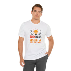 100 Days of School Brighter Teacher Appreciation T-Shirt