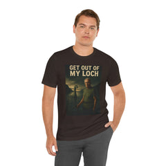 Get Out Of My Loch Nostalgic Graphic Tee. Clint Eastwood Satire Tee