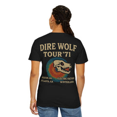 Retro Band Tour Unisex Comfort Colors T-Shirt - Dire Wolf '71