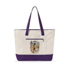 Who Let The Cats Out  Baldwin Harbor Animal Hospital Canvas Tote — Zippered Beach Bag for Cat Lovers