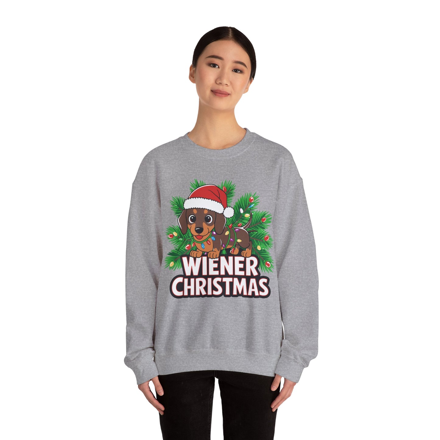 WEINER  CHRISTMAS - Unisex Heavy Blend™ Crewneck Sweatshirt