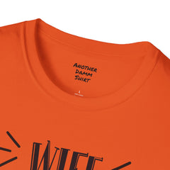 Wife Nurse Mom - Unisex Softstyle T-Shirt | Nurse Awareness,Medical Wear,Gift For Him,Scrubs Lover,Hospital Staff Gift,Gift For Her,RN