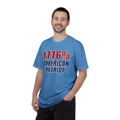 1776% American Patriot T-Shirt — 4th of July Patriotic Tee