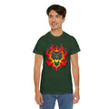 Flaming Fire Dragon - Graphic Unisex Heavy Cotton Tee