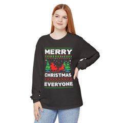 Merry Christmas Everyone Long Sleeve T-Shirt - Unisex Holiday Apparel