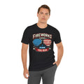 Fireworks Expert, If I Run You Run, Sunglasses  Graphic, Unisex Jersey Short Sleeve Tee