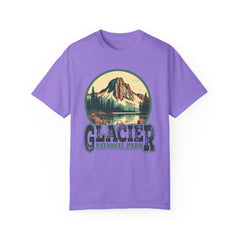Glacier National Park Graphic, Comfort Colors Soft Relaxed Fit Unisex Garment-Dyed T-shirt