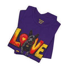 Personalized Love Your Dog T-Shirt — Designed with your dogs name and picture Graphic Tee