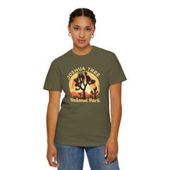 Joshua Tree National Park Graphic, Comfort Colors Soft Relaxed Fit Unisex Garment-Dyed T-shirt