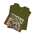 Patrotic American Soldier, Its The Guts And The Glory, Unisex Jersey Short Sleeve Tee