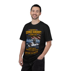 USS George Bancroft SSBN-643 T-Shirt — "Liberty Has Its Foundation in Human Nature" Navy Submarine Tee