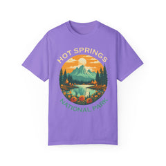 Hot Springs National Park Graphic, Comfort Colors Soft Relaxed Fit Unisex Garment-Dyed T-shirt