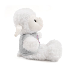 Stuffed Animals with T Shirt, Girl Quote, Support Wildlife, Happy Girls Sparkle, gift for her, Birthday Gift, Everyday gift, animal lover gift, nature lover gift