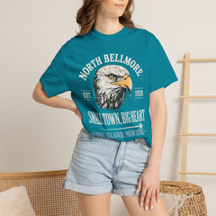 Your Home Town Personalized Eagle T‑Shirt — "Small Town, Big Heart"