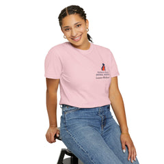 Lauren McGowan Front Logo Back Graphic Baldwin Harbor Animal Hospital "Who Let the Dogs Out?" Tee