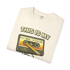 Mixtape Face T-Shirt — Retro Cassette Music Graphic Tee