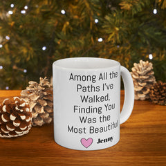 Personalized Inspirational Quote Ceramic Mug — Heartfelt Morning Motivation (11oz & 15oz)