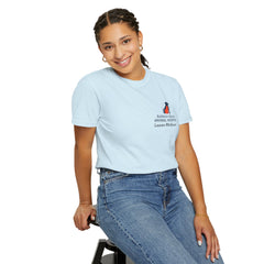 Lauren McGowan Front Logo Back Graphic Baldwin Harbor Animal Hospital "Who Let the Dogs Out?" Tee