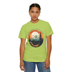 Mount Rainier National Park Graphic, Comfort Colors Soft Relaxed Fit Unisex Garment-Dyed T-shirt