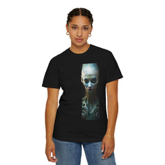 Exo Skeleton Alien - BookMark Unisex Garment-Dyed T-shirt