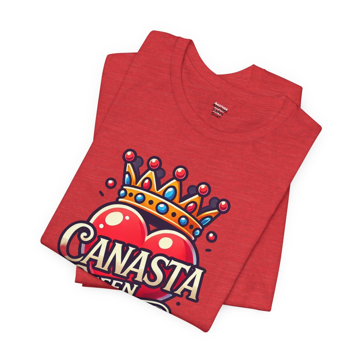 Canasta Queen Crown and Heart - Graphic Unisex Tee