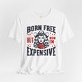 Born To Be Free Now I am Expensive, Cowgirl Graphic, Unisex Jersey Short Sleeve Tee