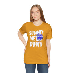 Summer Meltdown Graphic Tee — "Summer Melt Down" Sun Design